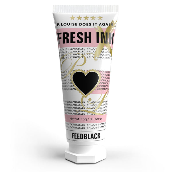 P. LOUISE FRESH INK COSMETIC PAINT: FEEDBLACK SINGLE